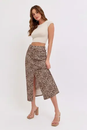 Bo Leopard Skirt