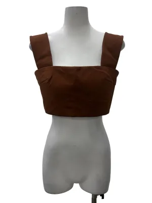 Brown Crop Top