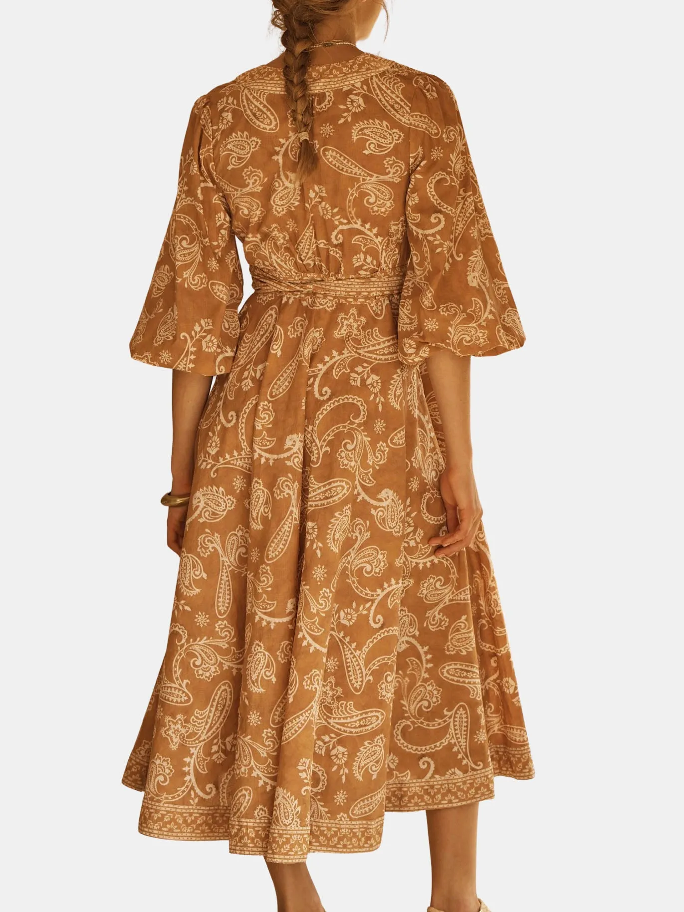 Buta Maxi Wrap Dress