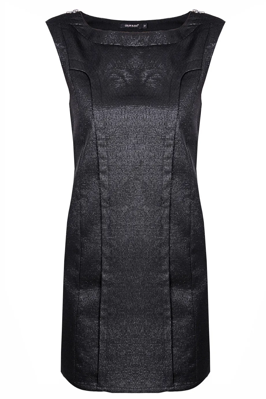 C BLOCK ISIA Black Knee-Length Dress