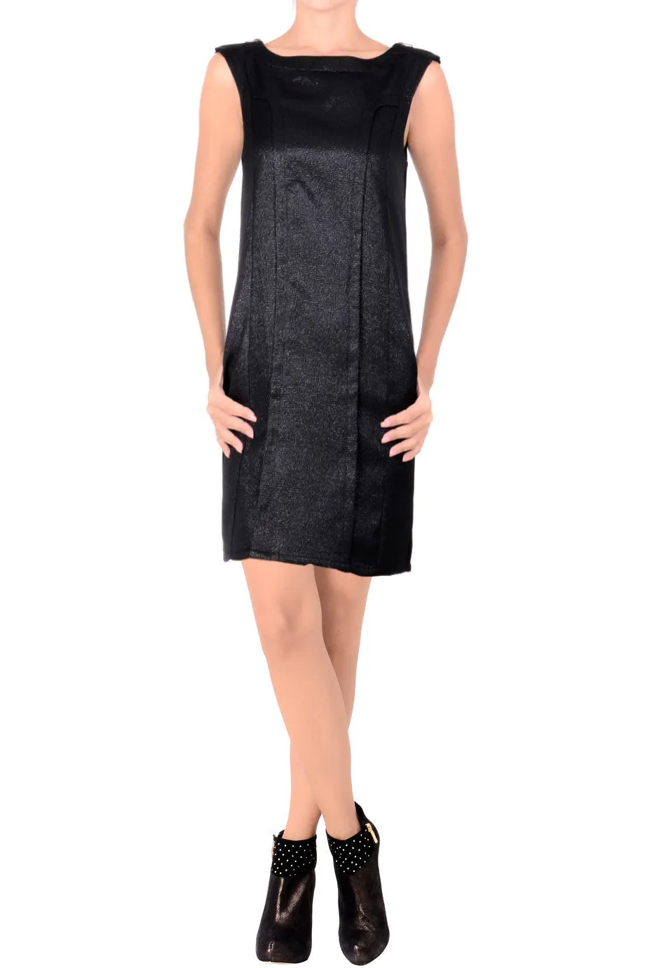 C BLOCK ISIA Black Knee-Length Dress