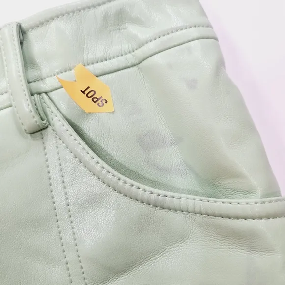Camila Coelho Rory Mini Skirt in Seafoam Green