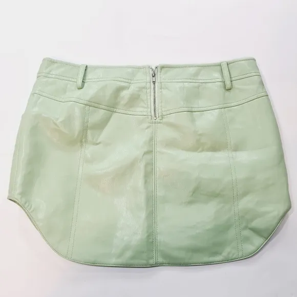 Camila Coelho Rory Mini Skirt in Seafoam Green