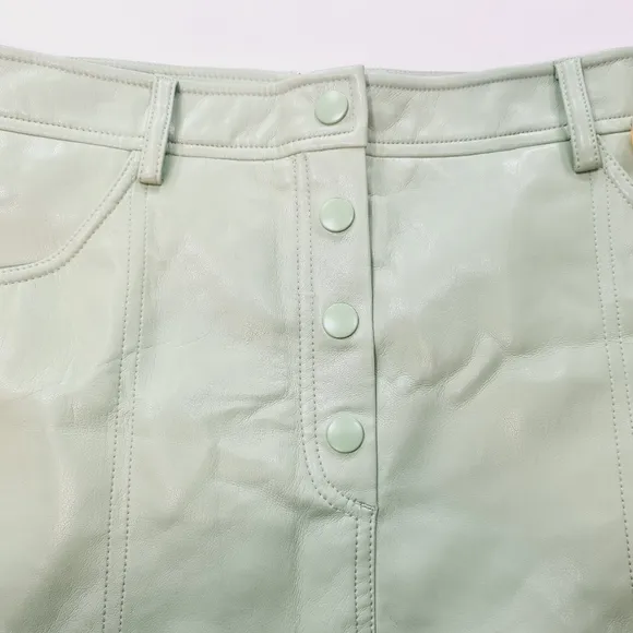 Camila Coelho Rory Mini Skirt in Seafoam Green