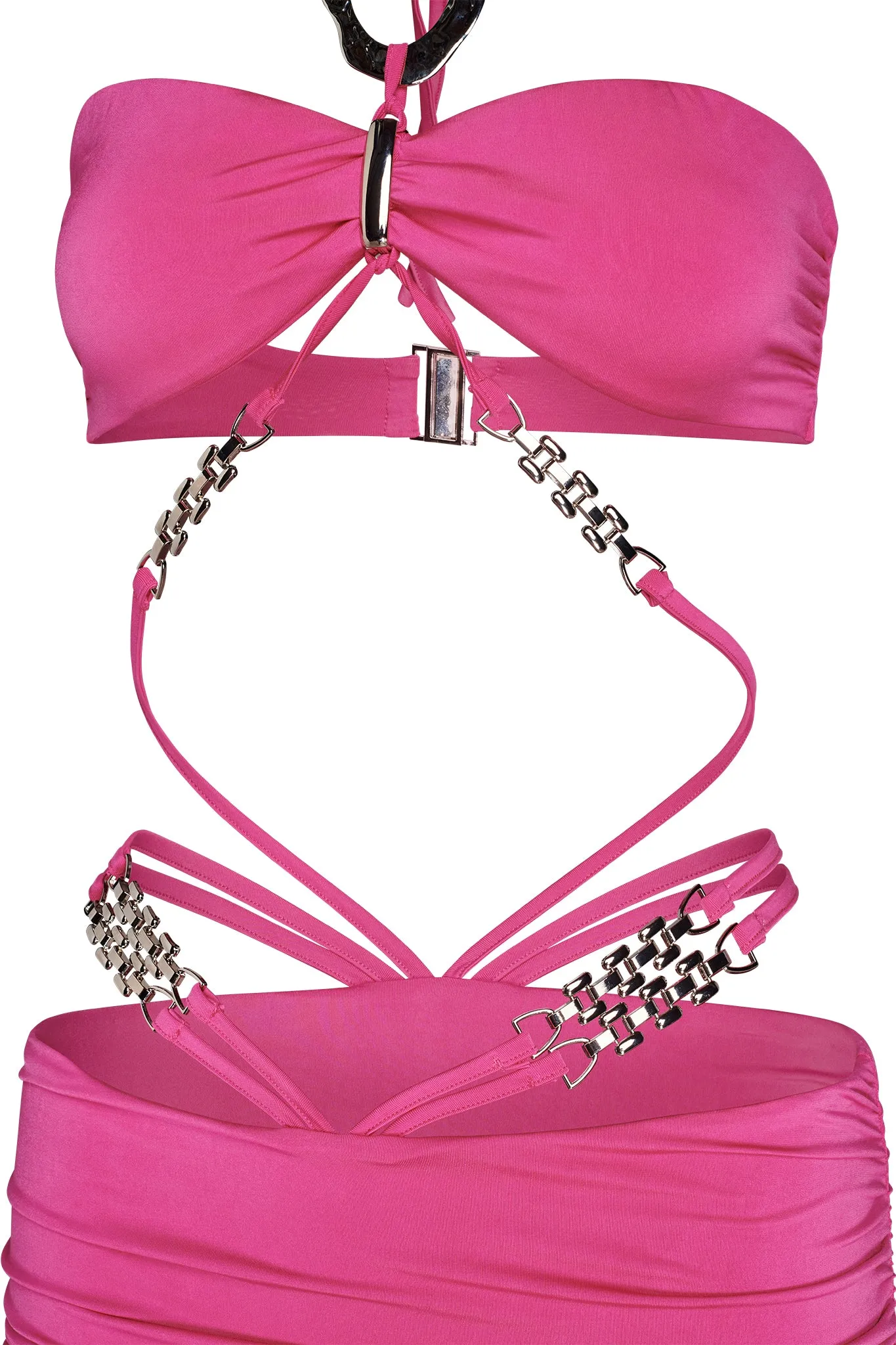 CANDICE DRESS - HOT PINK