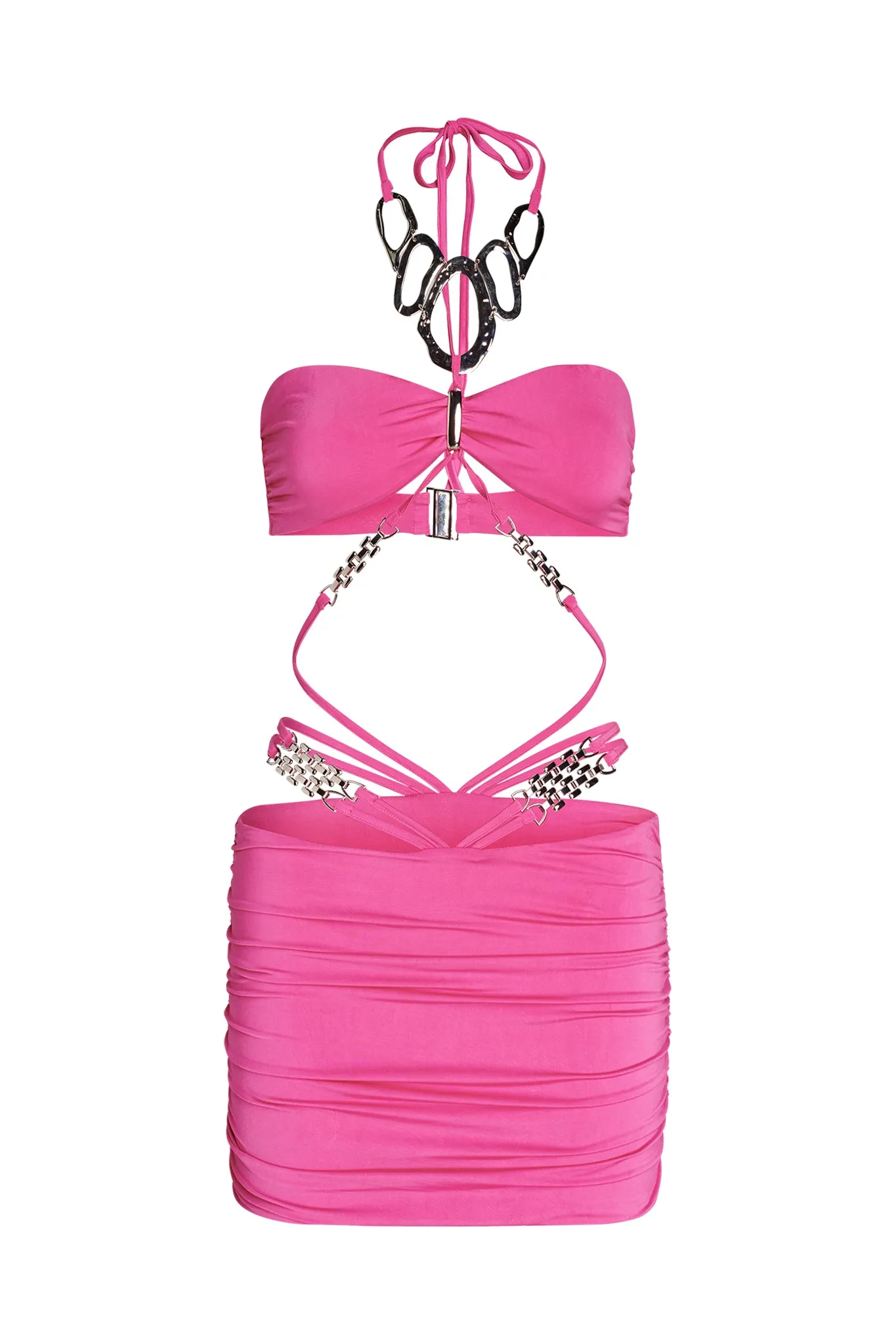 CANDICE DRESS - HOT PINK