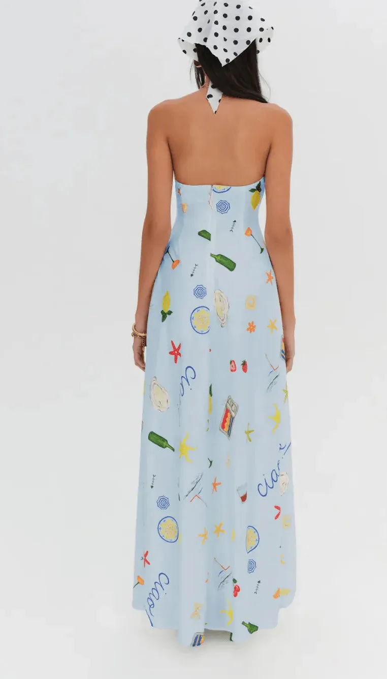 Carla Strapless Maxi Dress