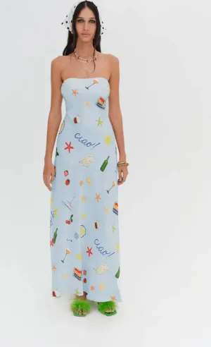 Carla Strapless Maxi Dress