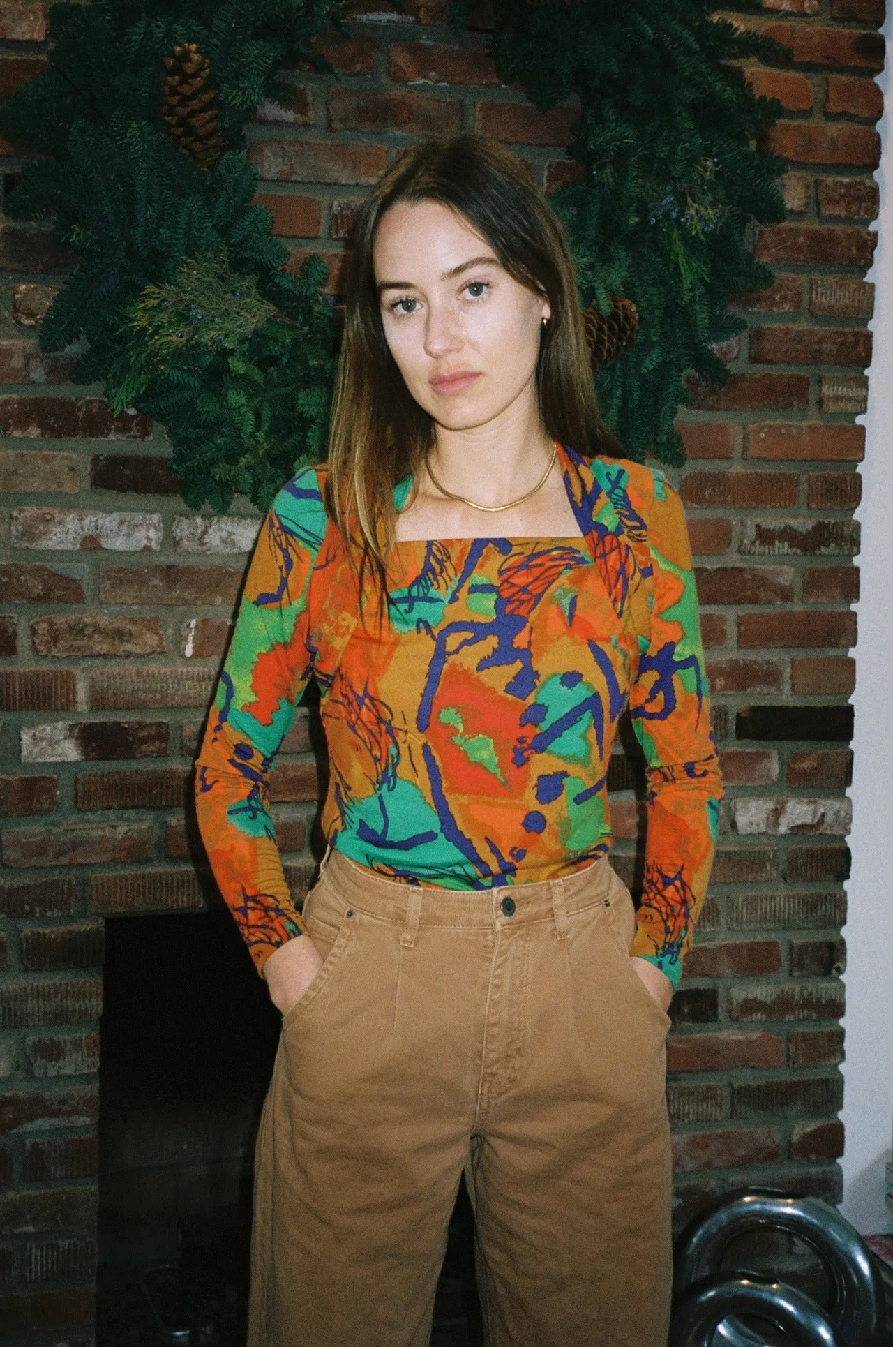 Carlotta Top — Abstract