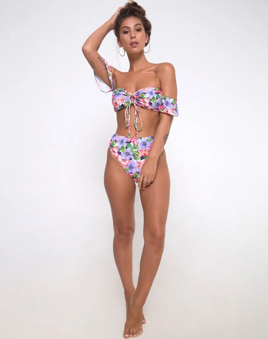 Carmella Bikini Top in Spring Fling