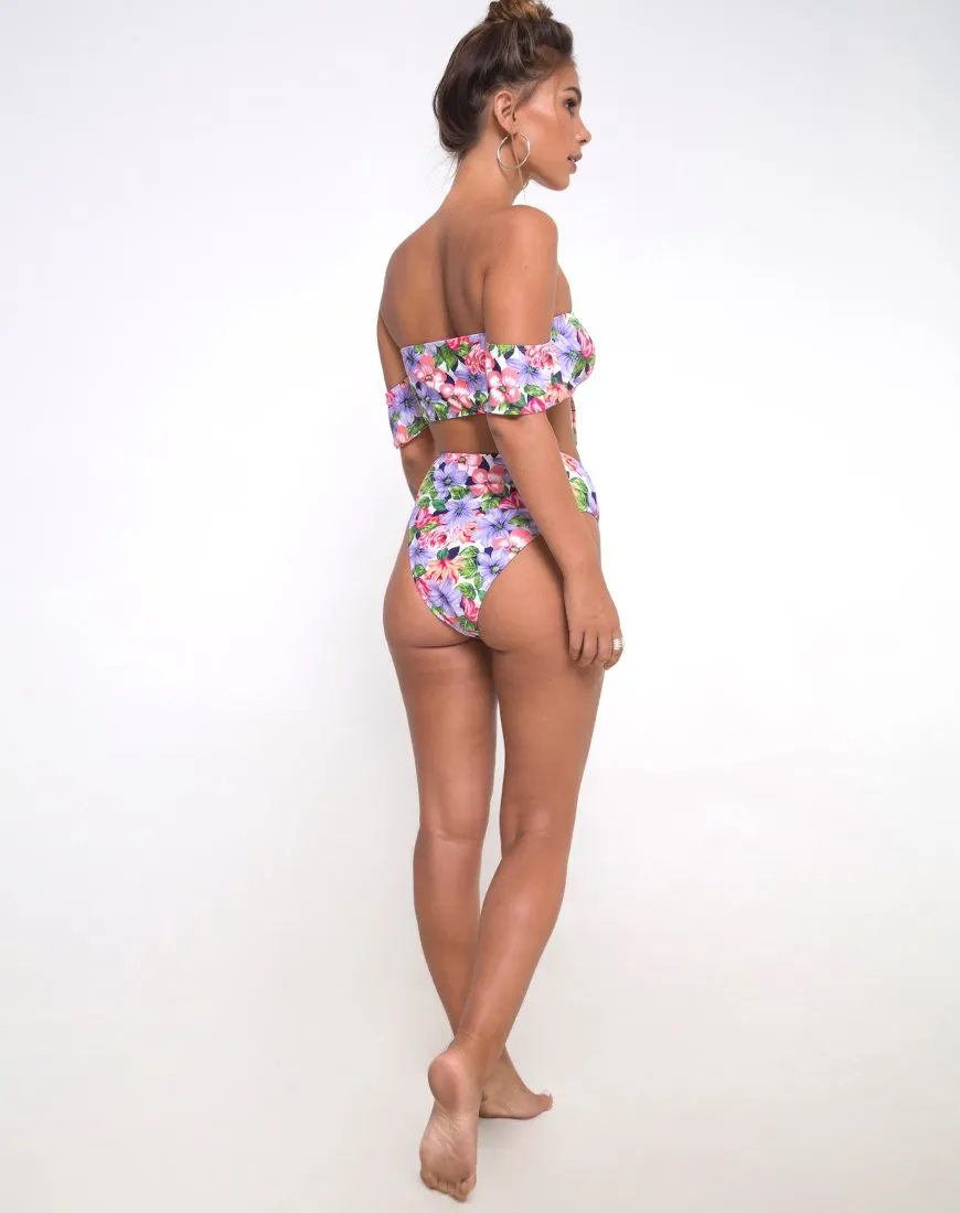 Carmella Bikini Top in Spring Fling