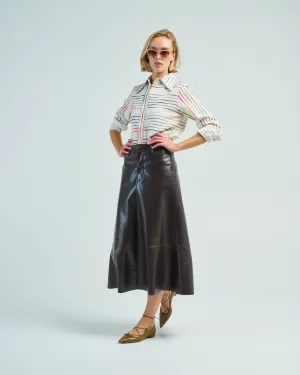 cassia leather skirt