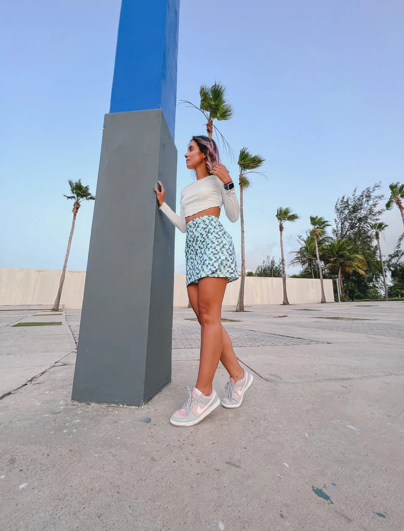 Checkers Wrappy Skirt