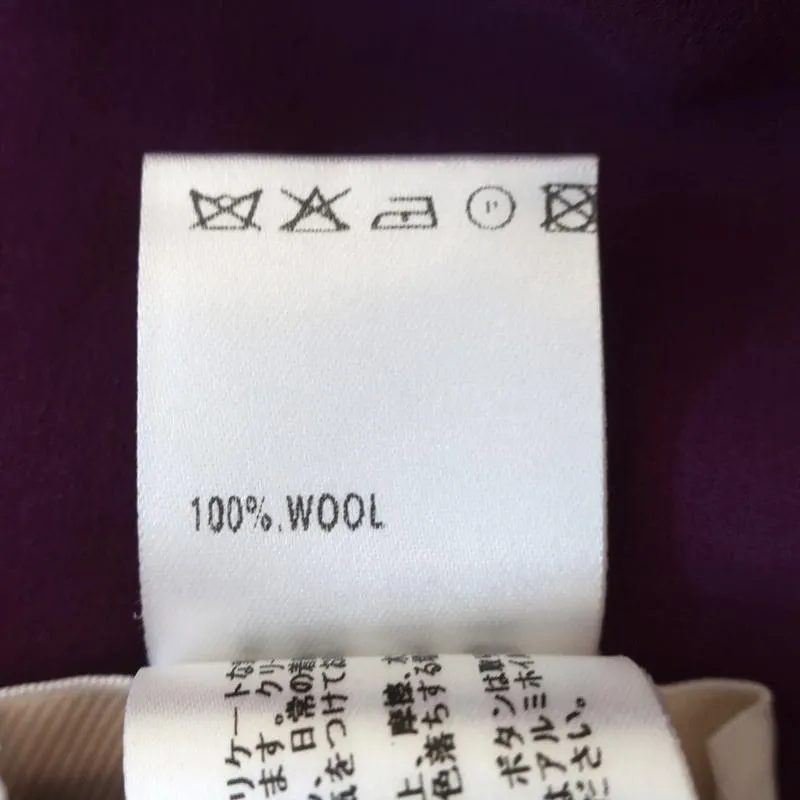 Chloe Dress Violet Draped Wool Size 40 Sleeveless Blouson Mini