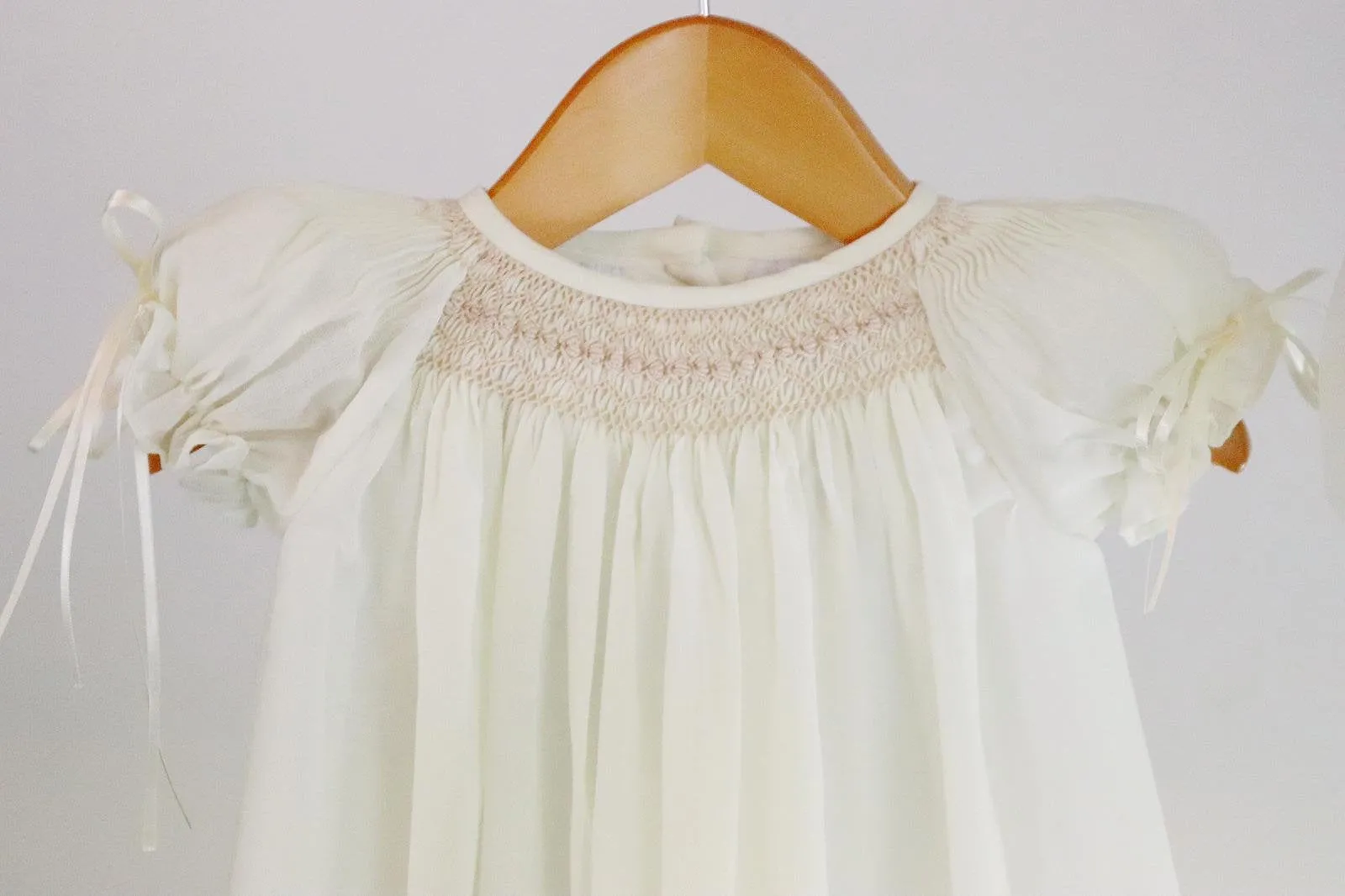 Christening Gown girl, Cotton Baptism Gown, Girls Baptism Dress, Dedication Dress,  Ivory,  Long Christening Gown,  Free Personalization