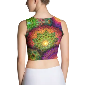 Chromatic Bloom AOP Crop Top