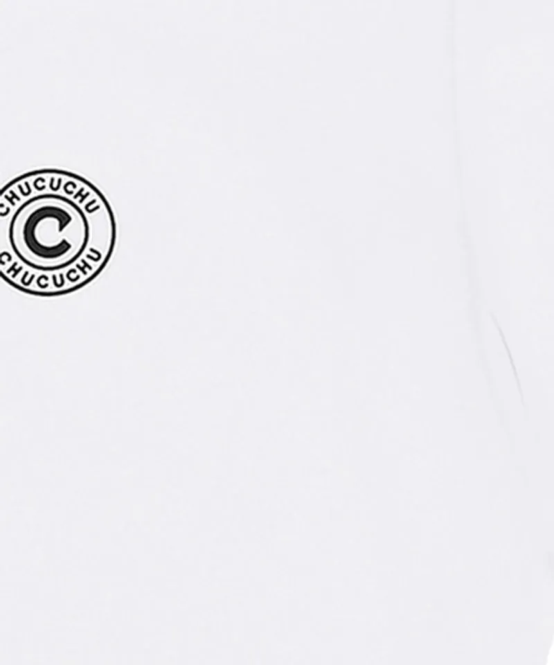 CHUCUCHU Shoulder Line Polo T-Shirt - White