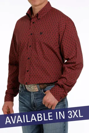 CINCH MENS LONG SLEEVE BUTTON SHIRT