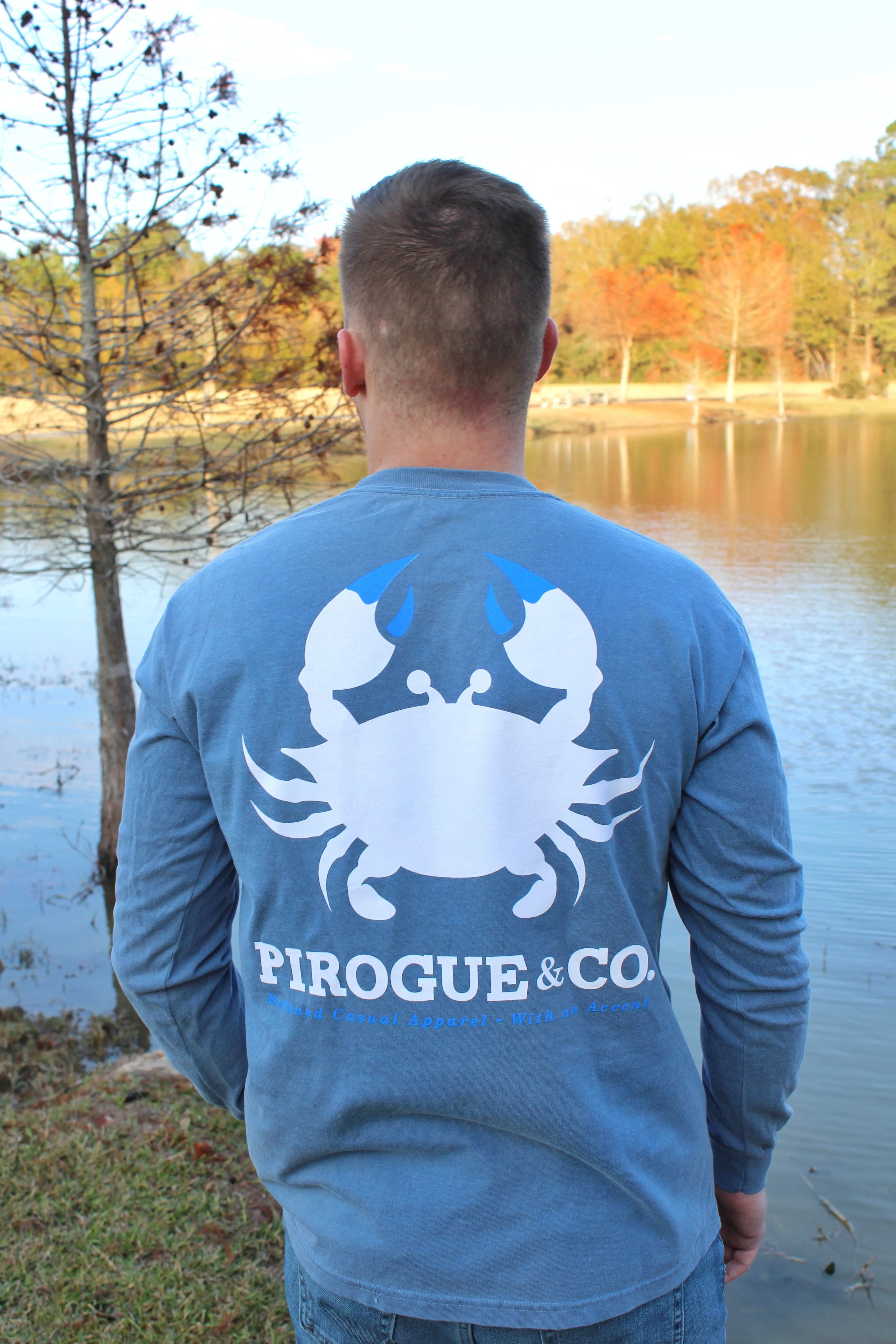 Classic Crab Long Sleeve | Steel Blue