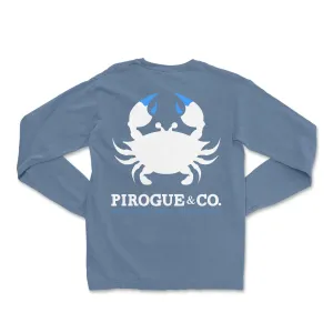 Classic Crab Long Sleeve | Steel Blue
