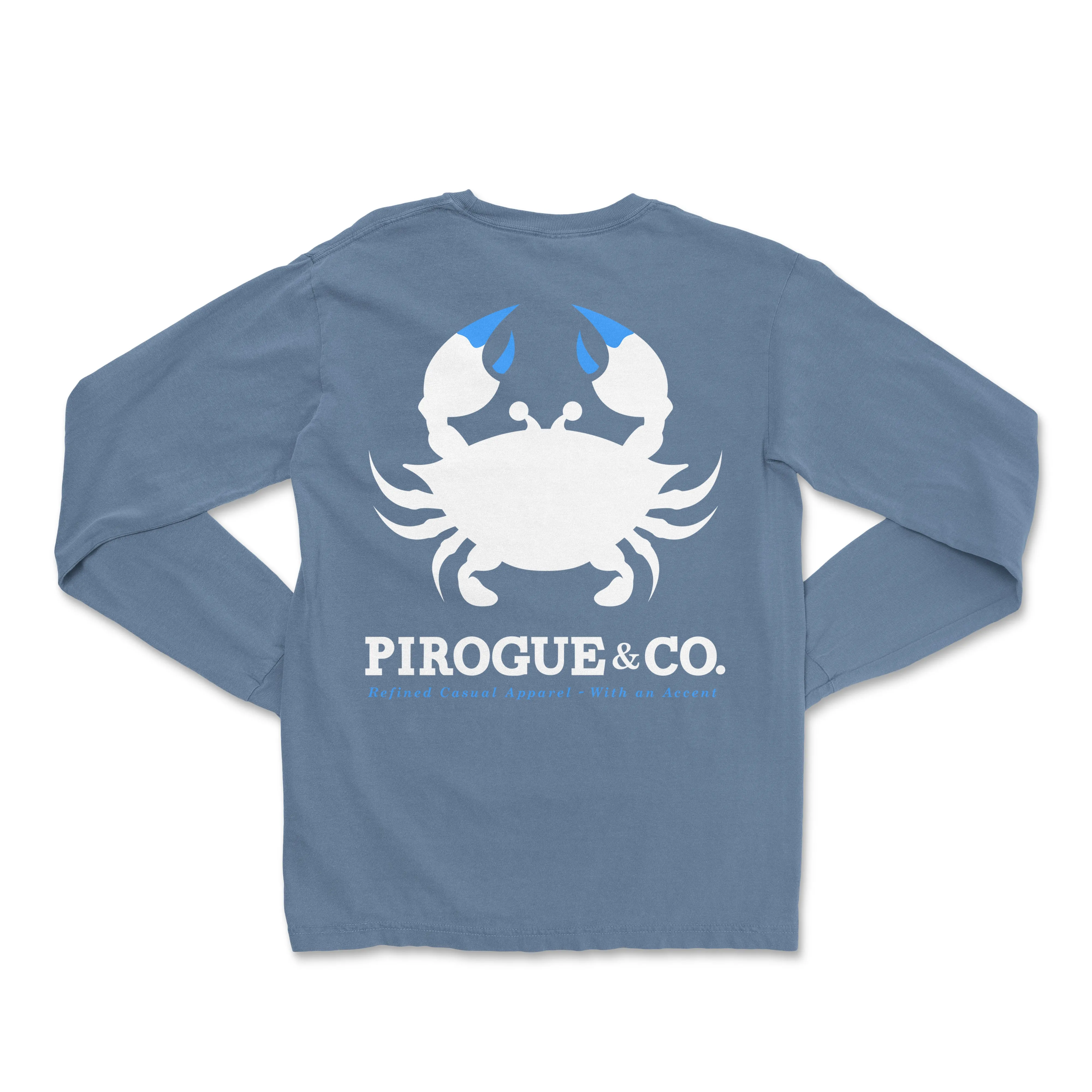 Classic Crab Long Sleeve | Steel Blue