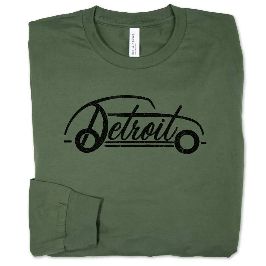 Classic Detroit long sleeve tee