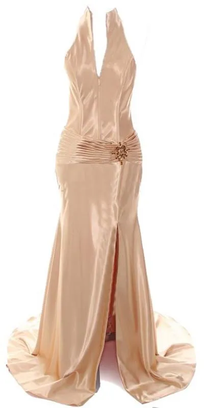 CLEARANCE - Cinderella Divine 7701 Red Collar Halter Dress (Size 2XL)
