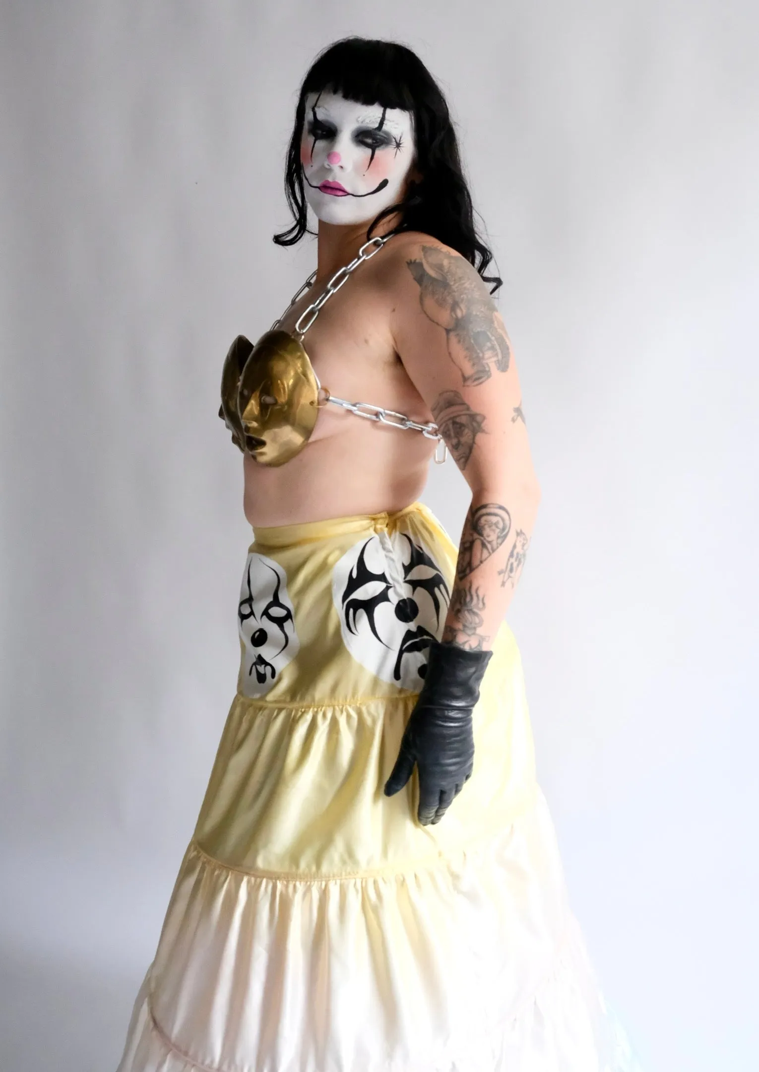 Clown Hand Dyed Pastel Hoop Skirt
