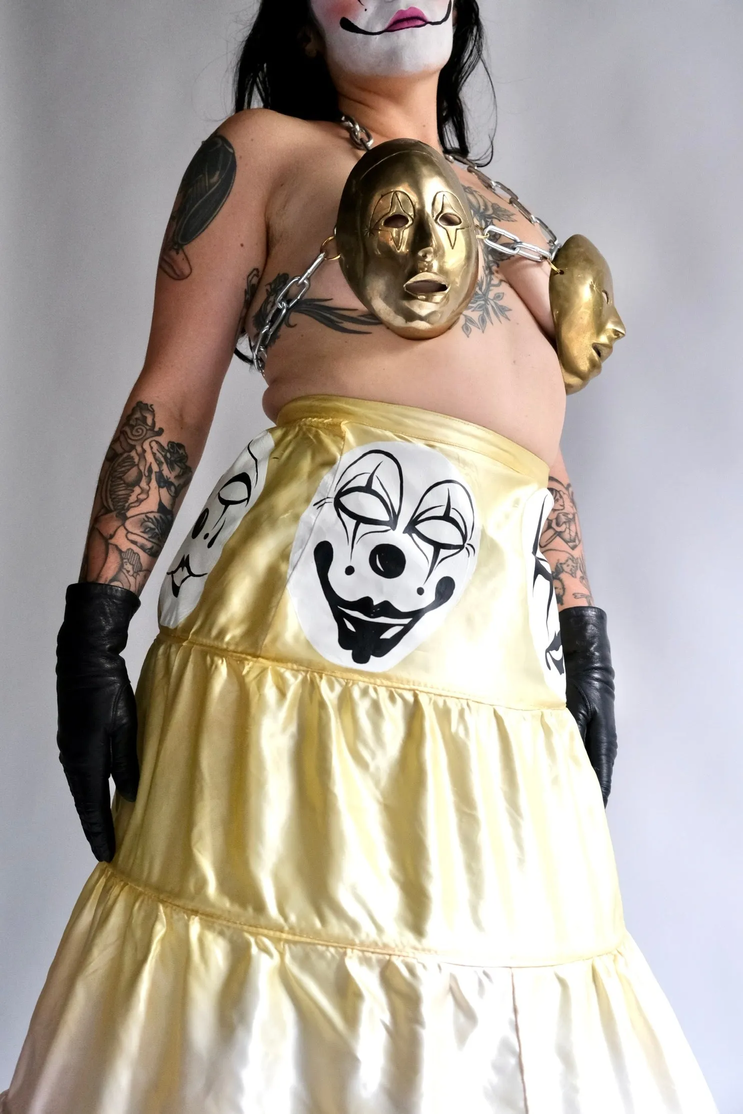 Clown Hand Dyed Pastel Hoop Skirt