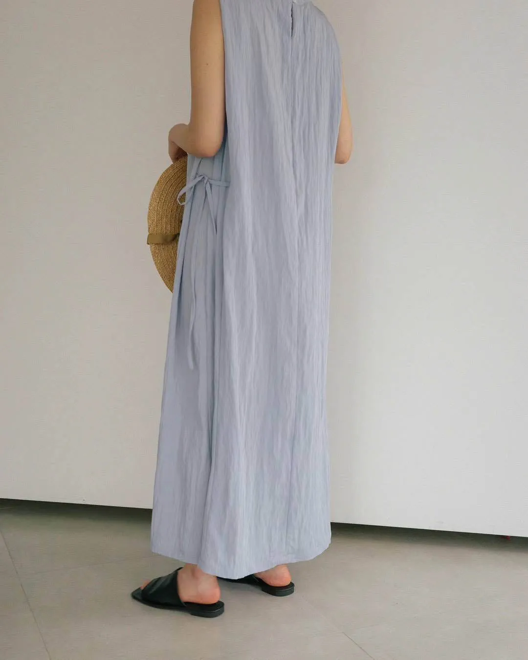 COLUMN DRESS LILAC