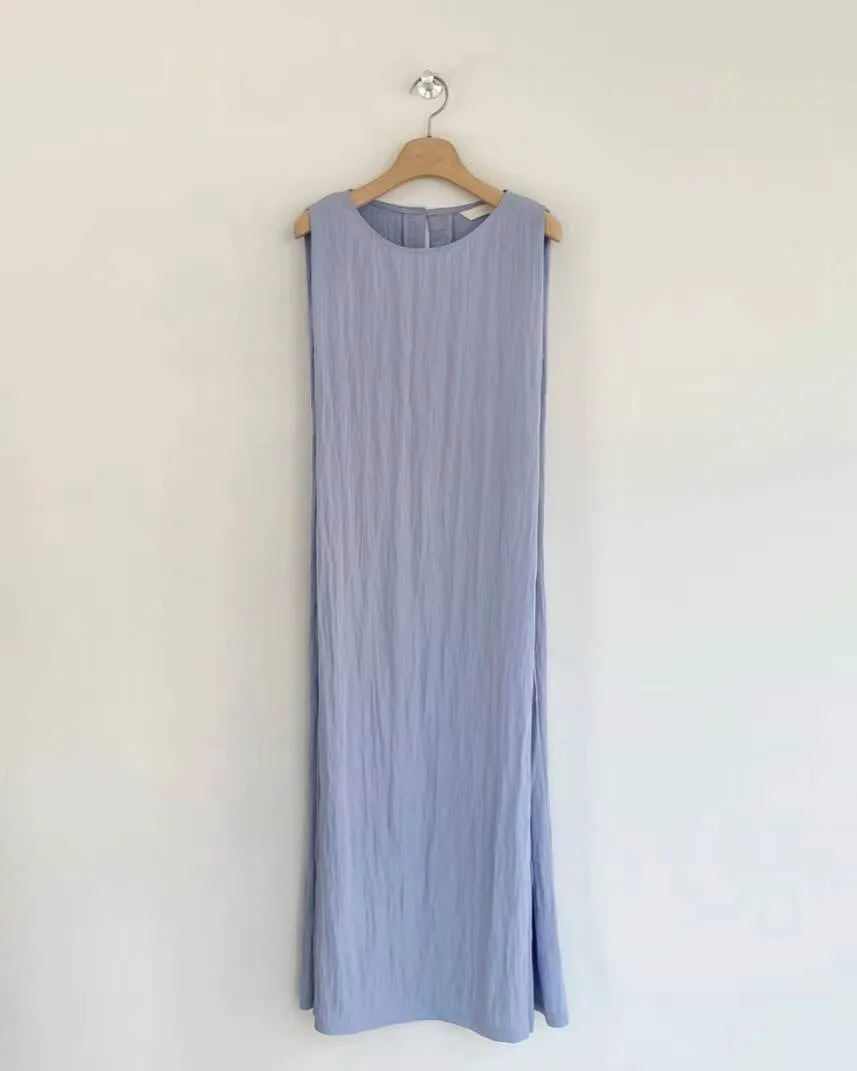 COLUMN DRESS LILAC