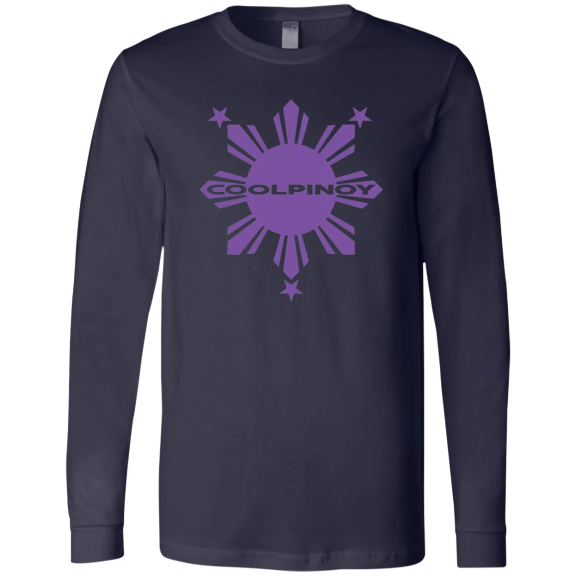 CoolPinoy Ube Unisex Jersey Long Sleeve T-Shirt