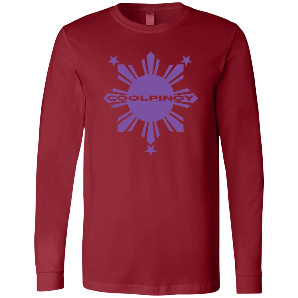 CoolPinoy Ube Unisex Jersey Long Sleeve T-Shirt