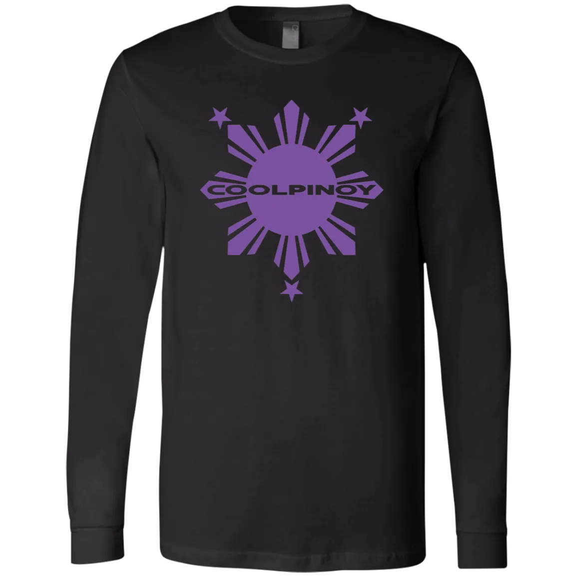 CoolPinoy Ube Unisex Jersey Long Sleeve T-Shirt