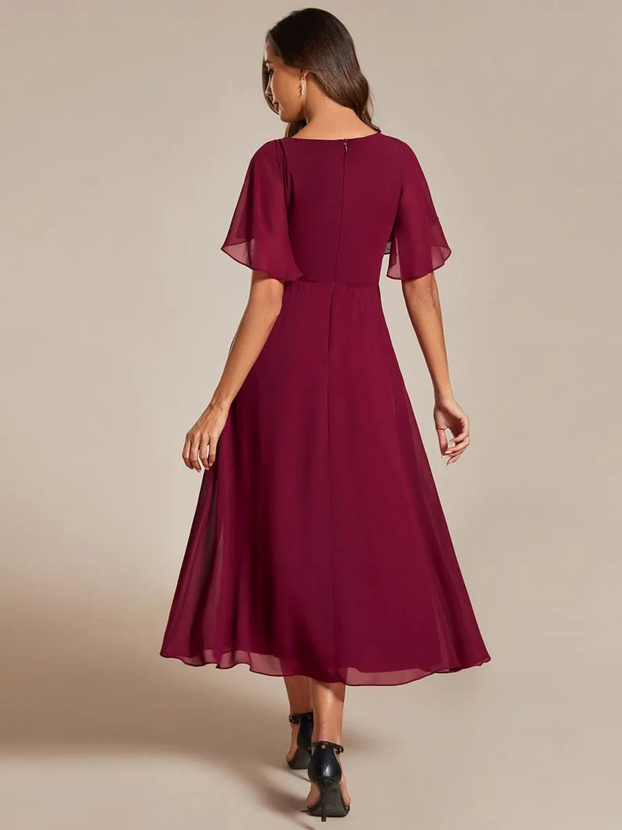 Corrieanne burgundy Mother of the bride/groom dress Express NZ wide