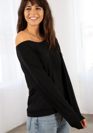 Cozy Off Shoulder Top