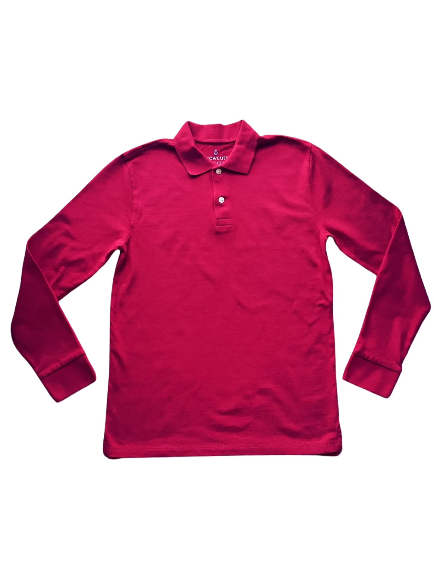 Crewcuts Kids Boys Long Sleeve Polo Shirt