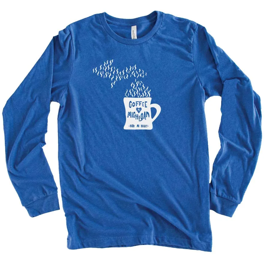 Cup of Michigan long sleeve tee