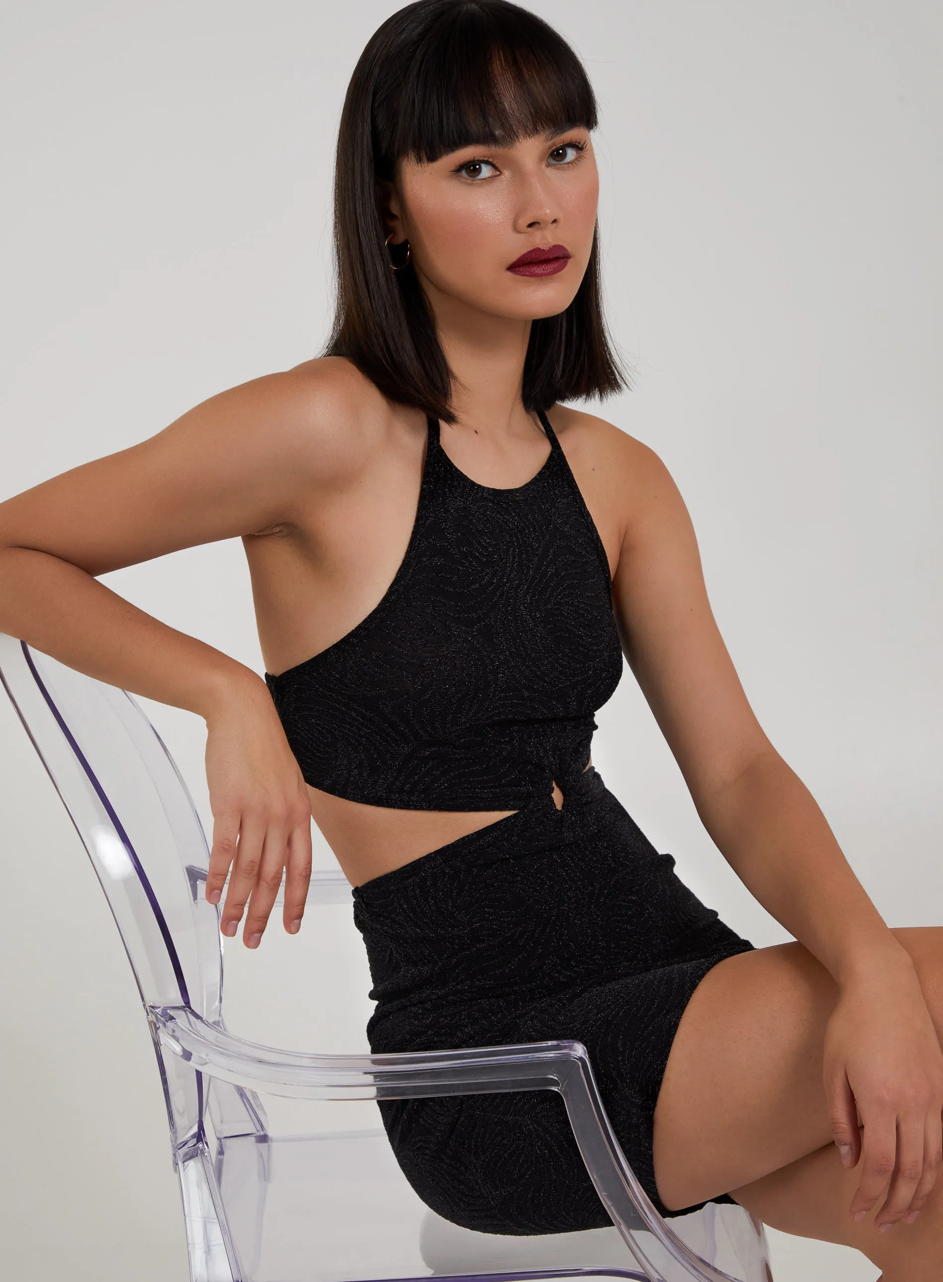 Cut Out Mini Dress