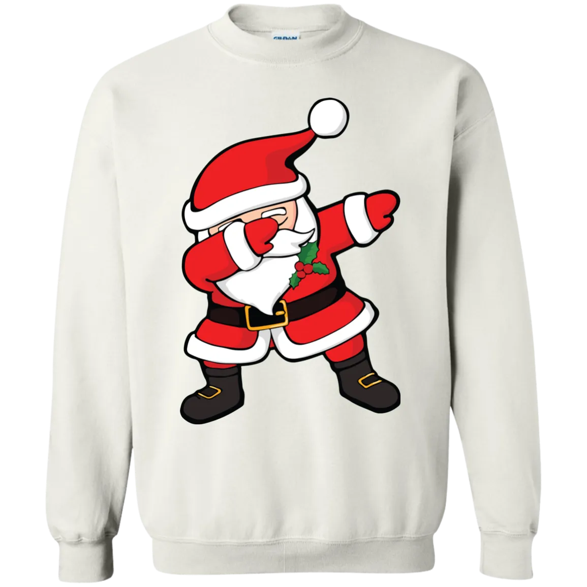 Dabbing Santa Claus Christmas Dab Shirt, Long Sleeve