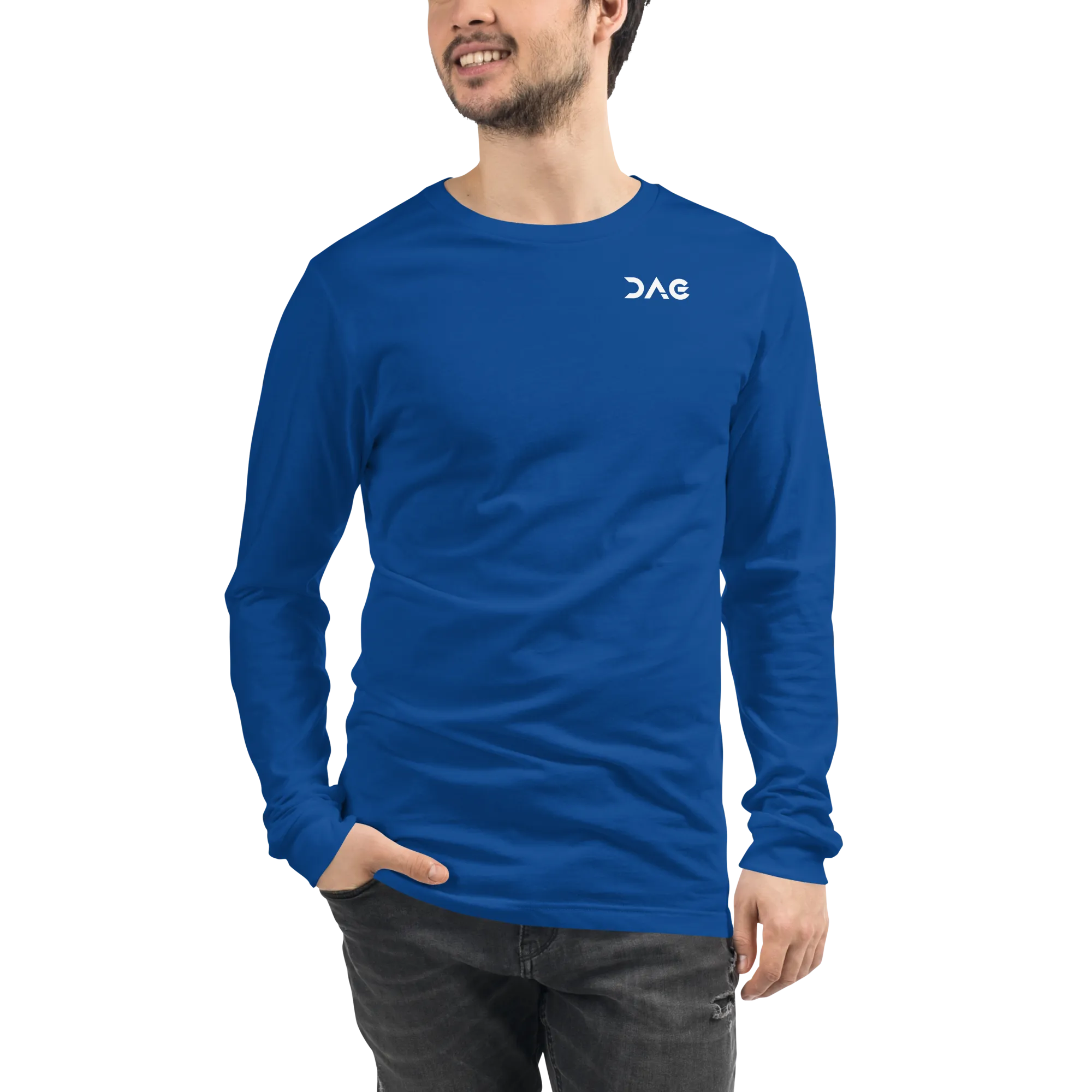 DAG Gear Unisex Wordmark Long Sleeve Tee
