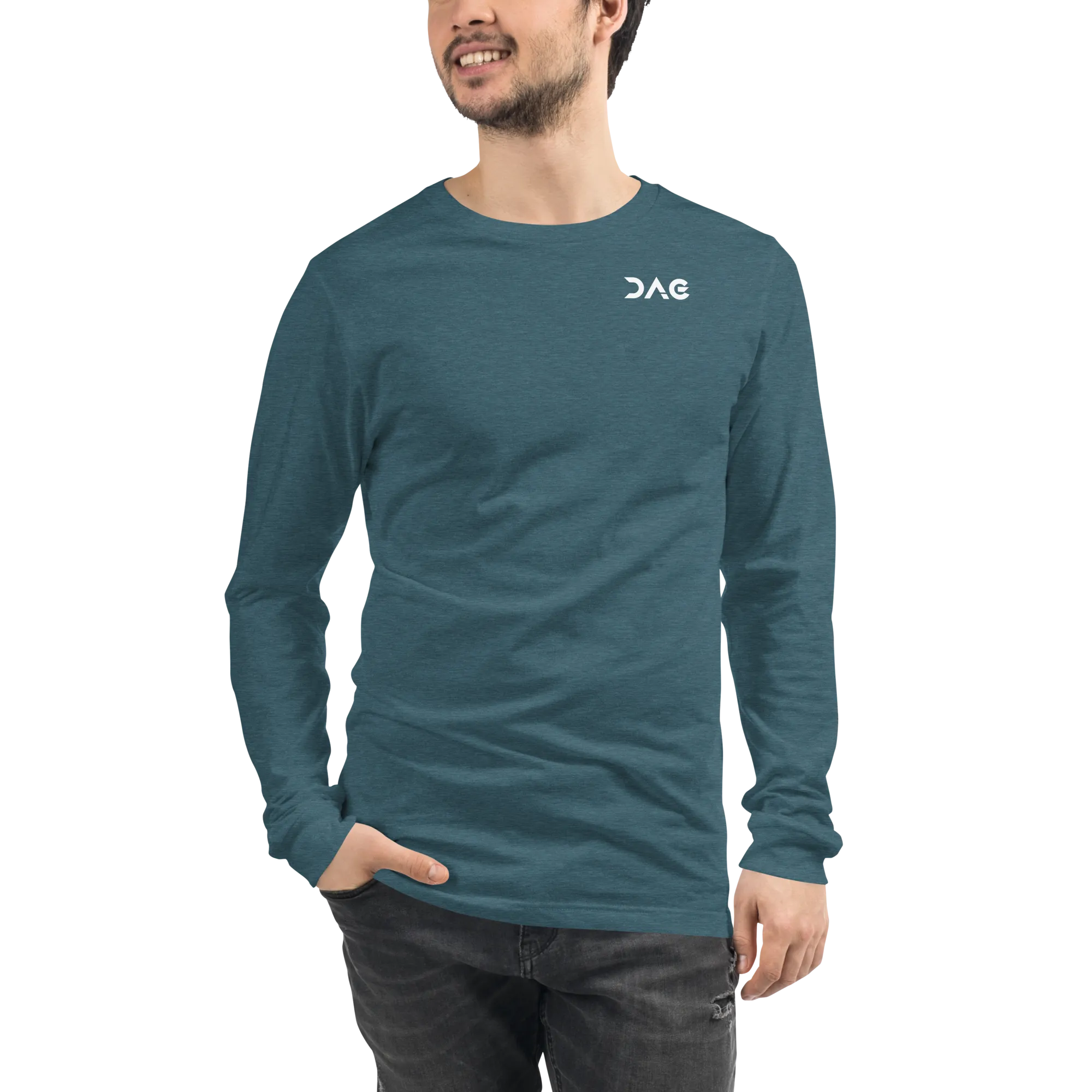 DAG Gear Unisex Wordmark Long Sleeve Tee