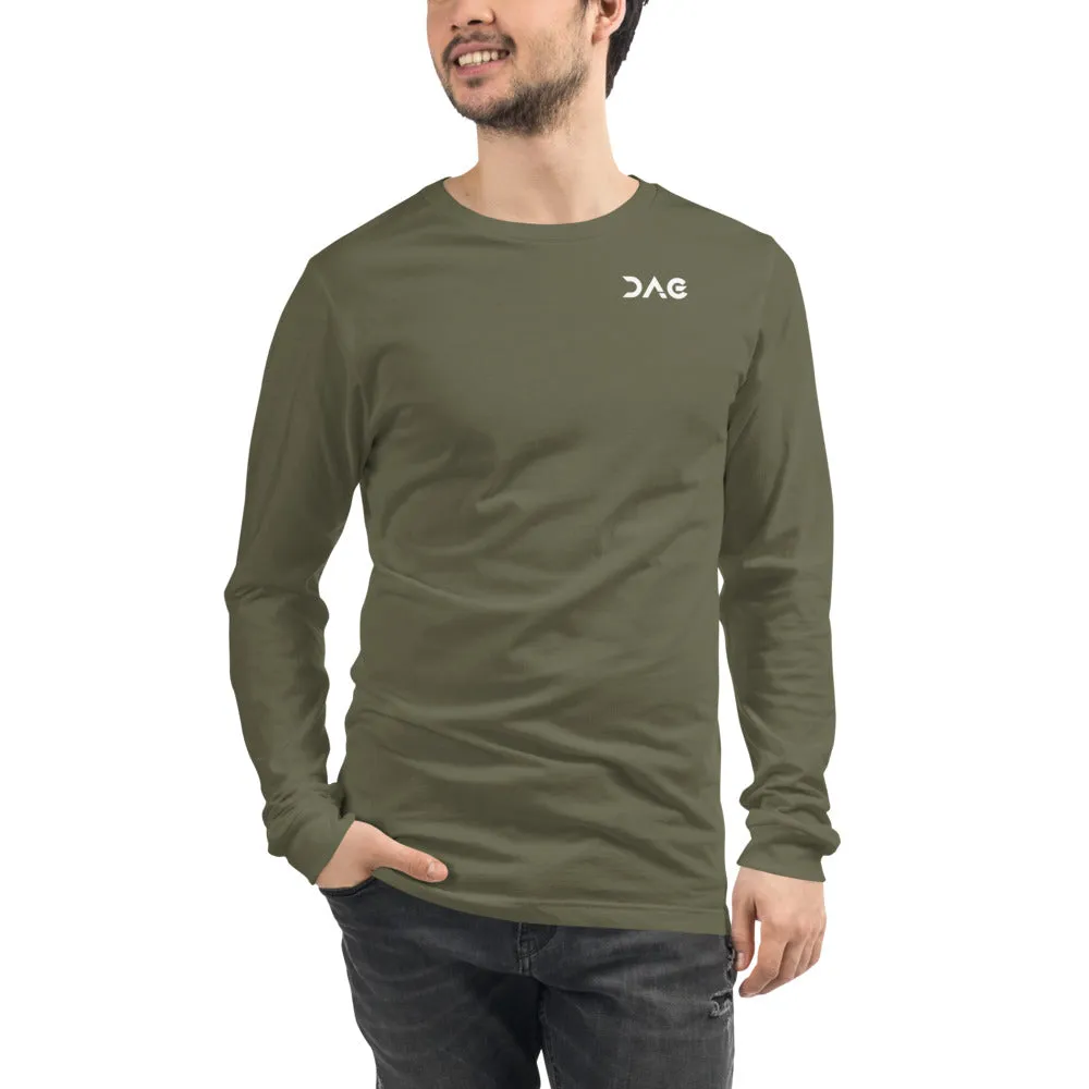 DAG Gear Unisex Wordmark Long Sleeve Tee