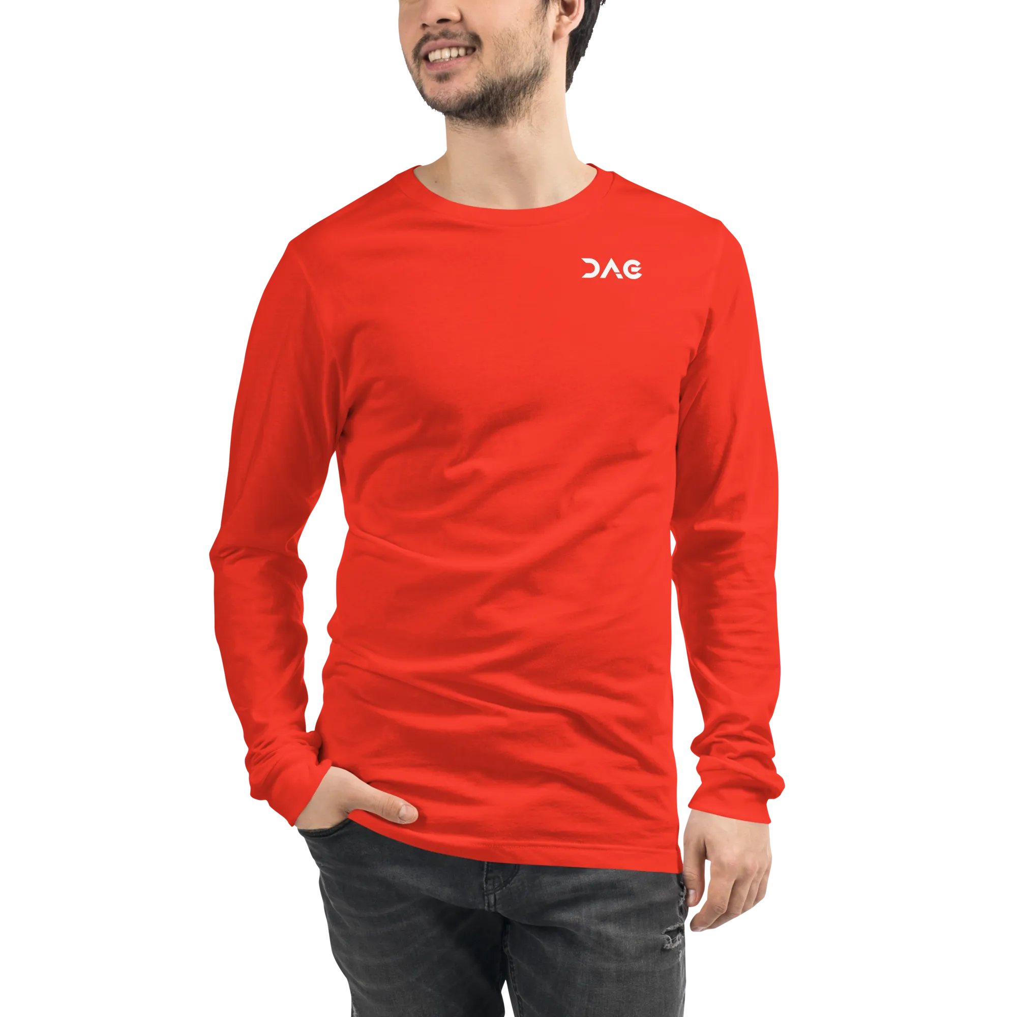 DAG Gear Unisex Wordmark Long Sleeve Tee
