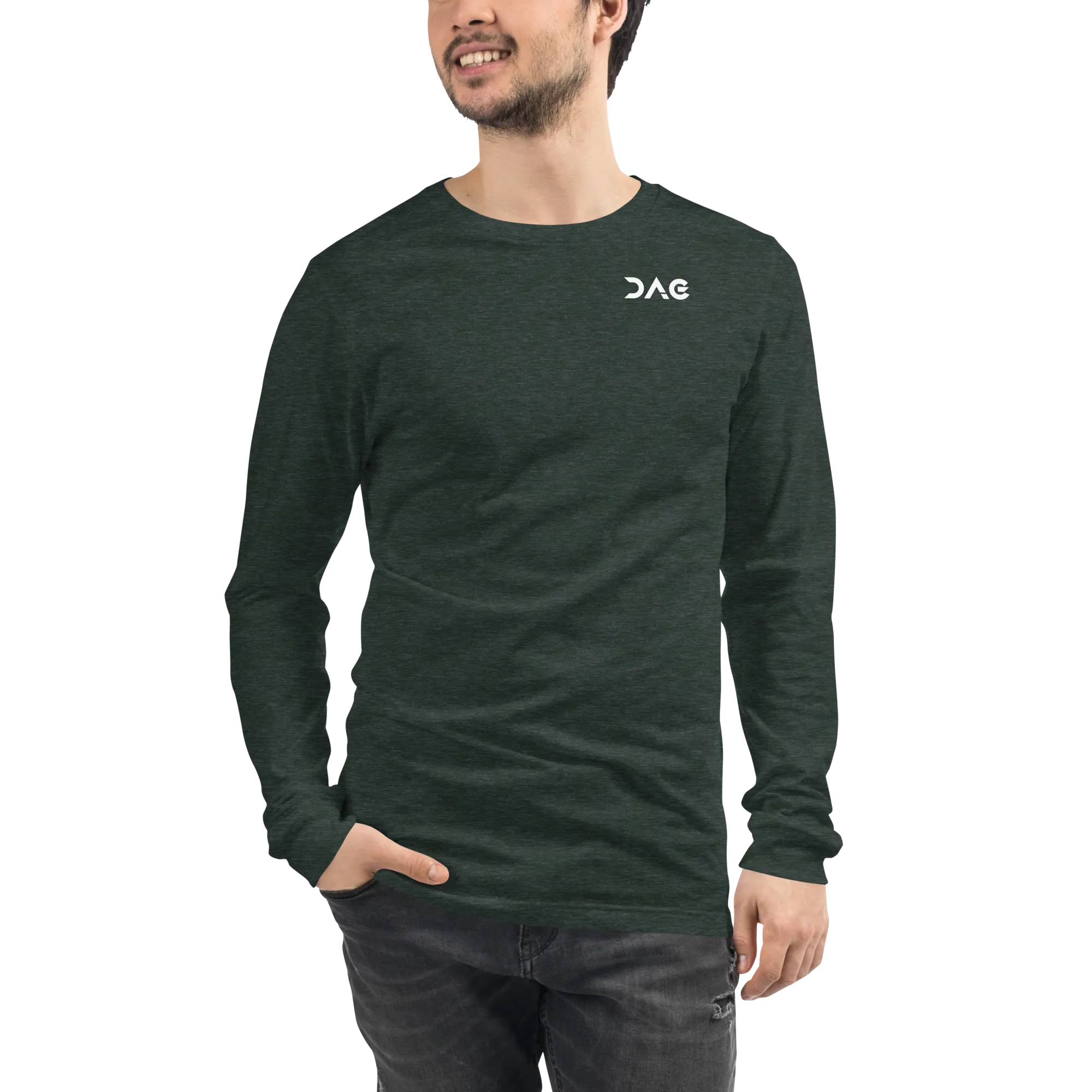 DAG Gear Unisex Wordmark Long Sleeve Tee