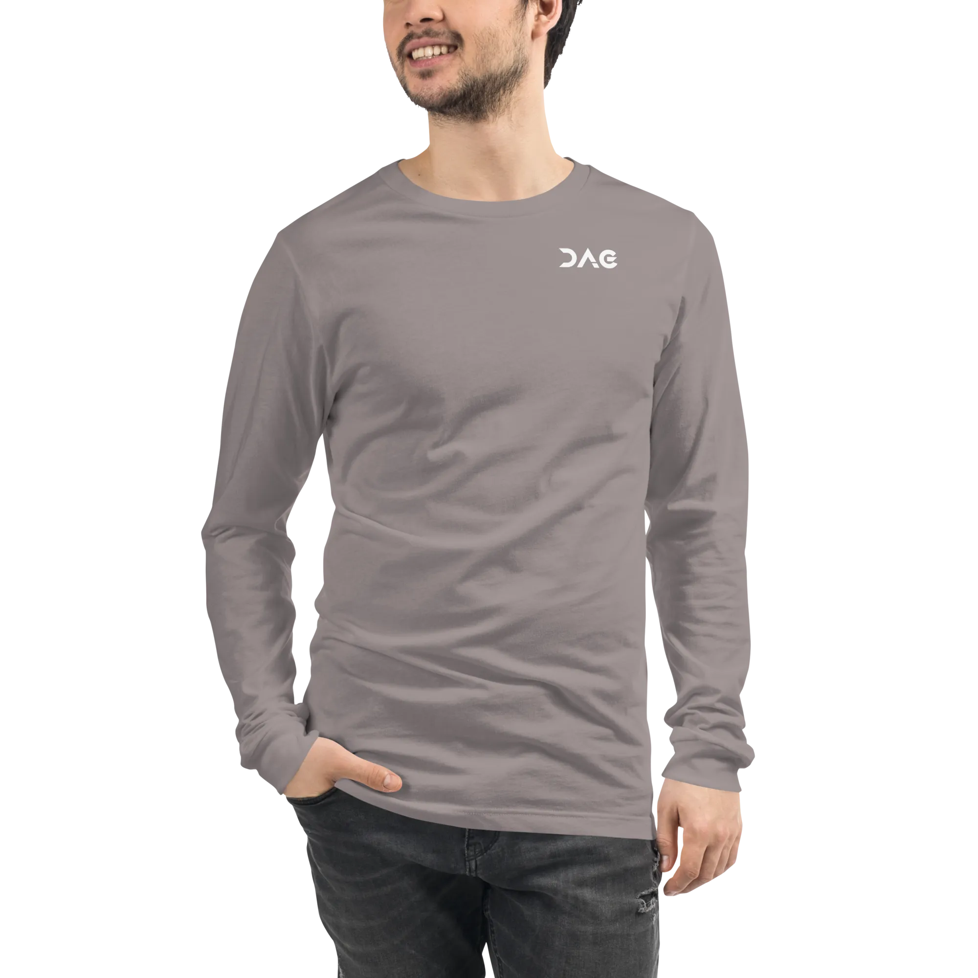 DAG Gear Unisex Wordmark Long Sleeve Tee