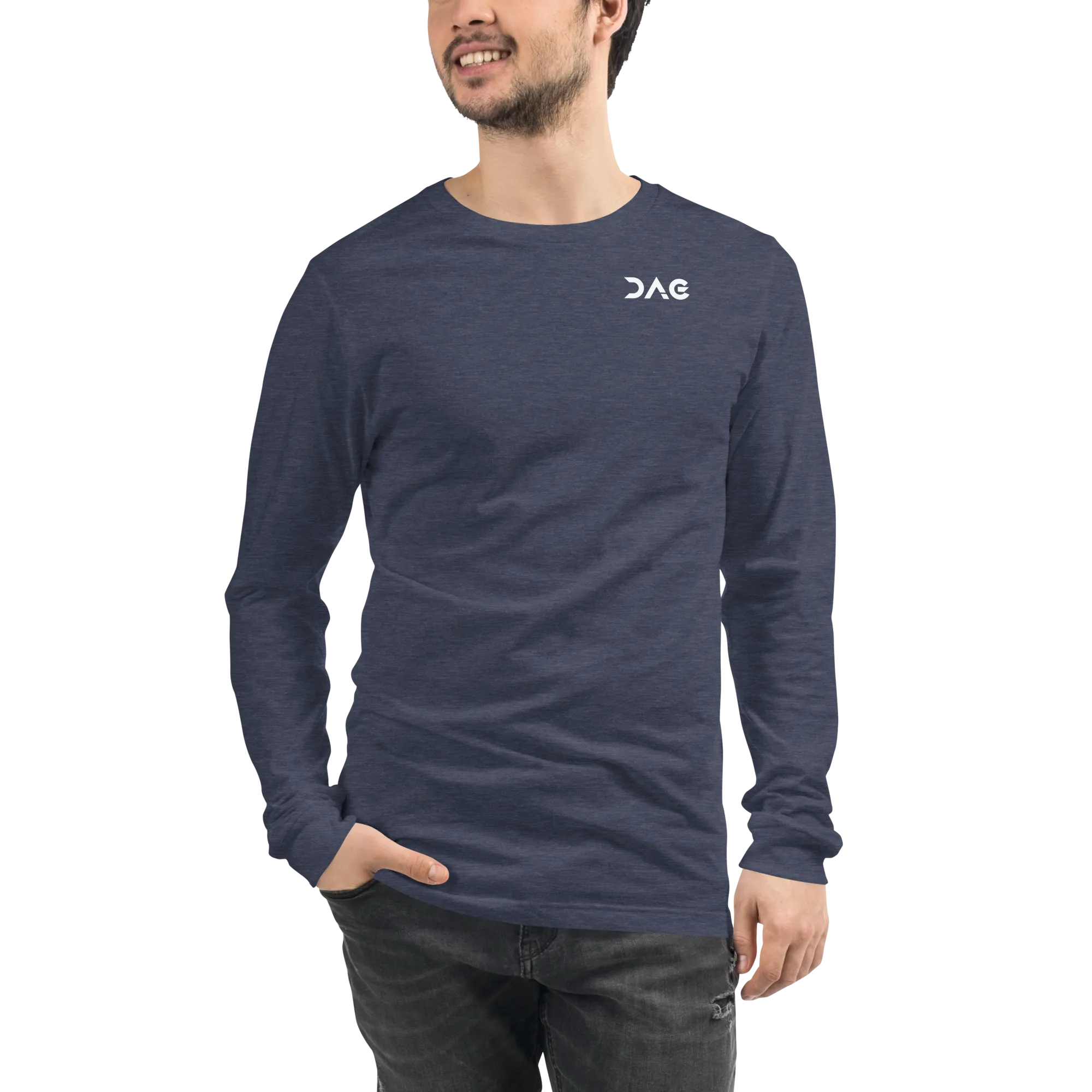 DAG Gear Unisex Wordmark Long Sleeve Tee