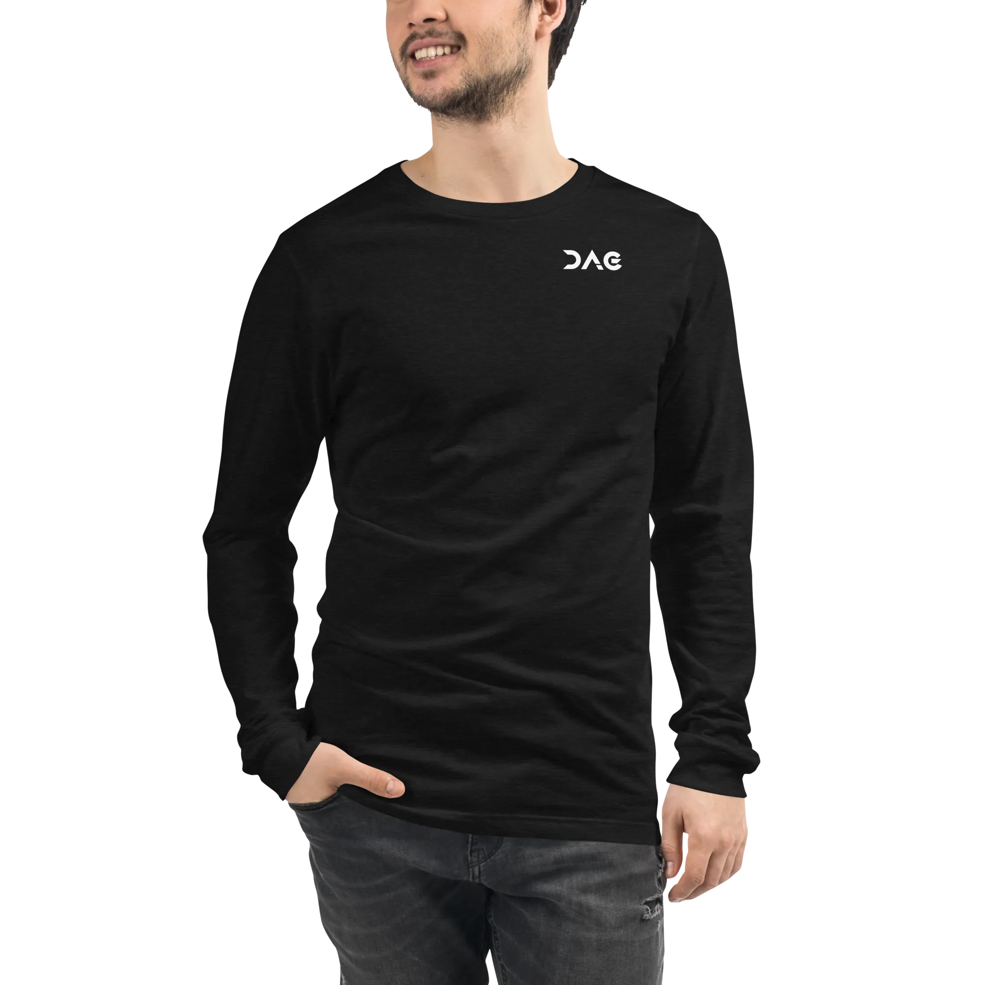 DAG Gear Unisex Wordmark Long Sleeve Tee