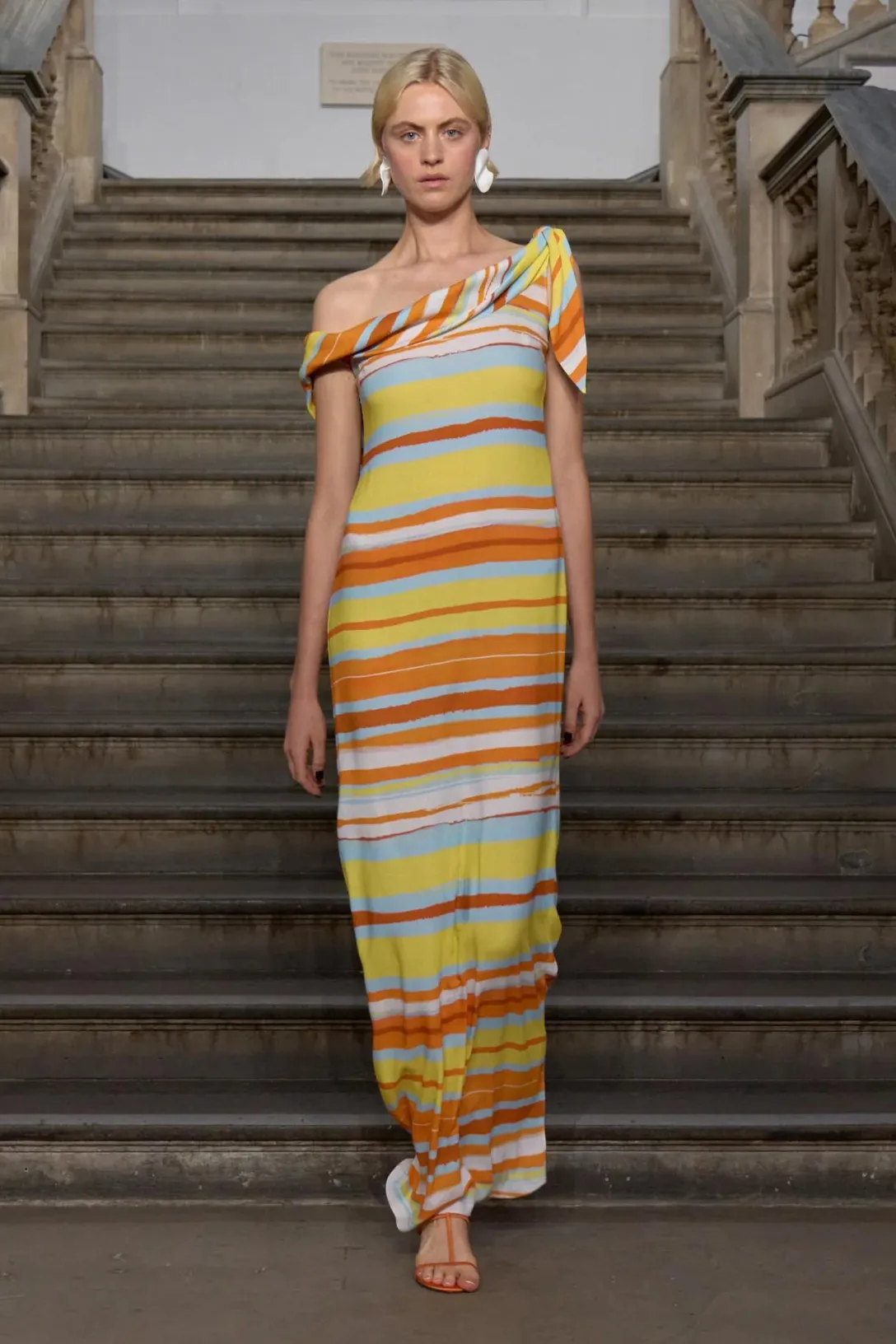 Dalis Dress Painted | Orange