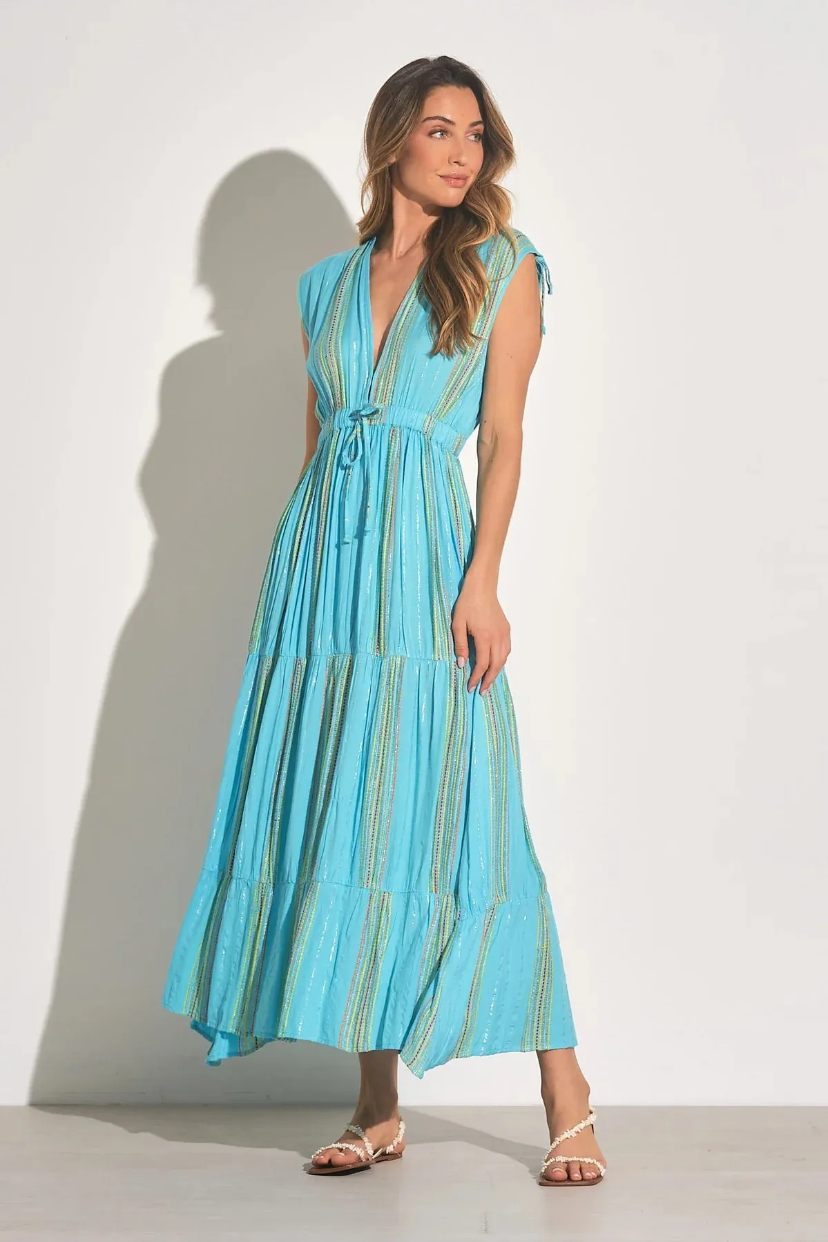 Deep V Maxi Dress